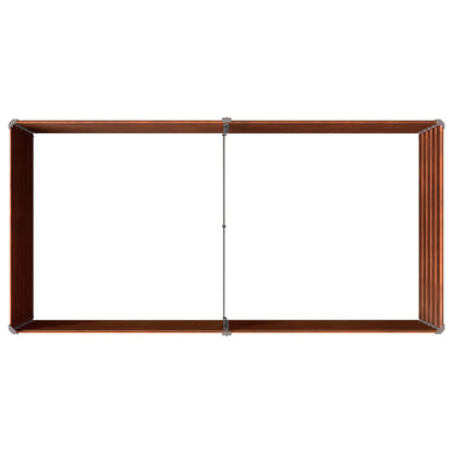 Raised Garden Bed Rusty 160 x 80 x 55 cm corton