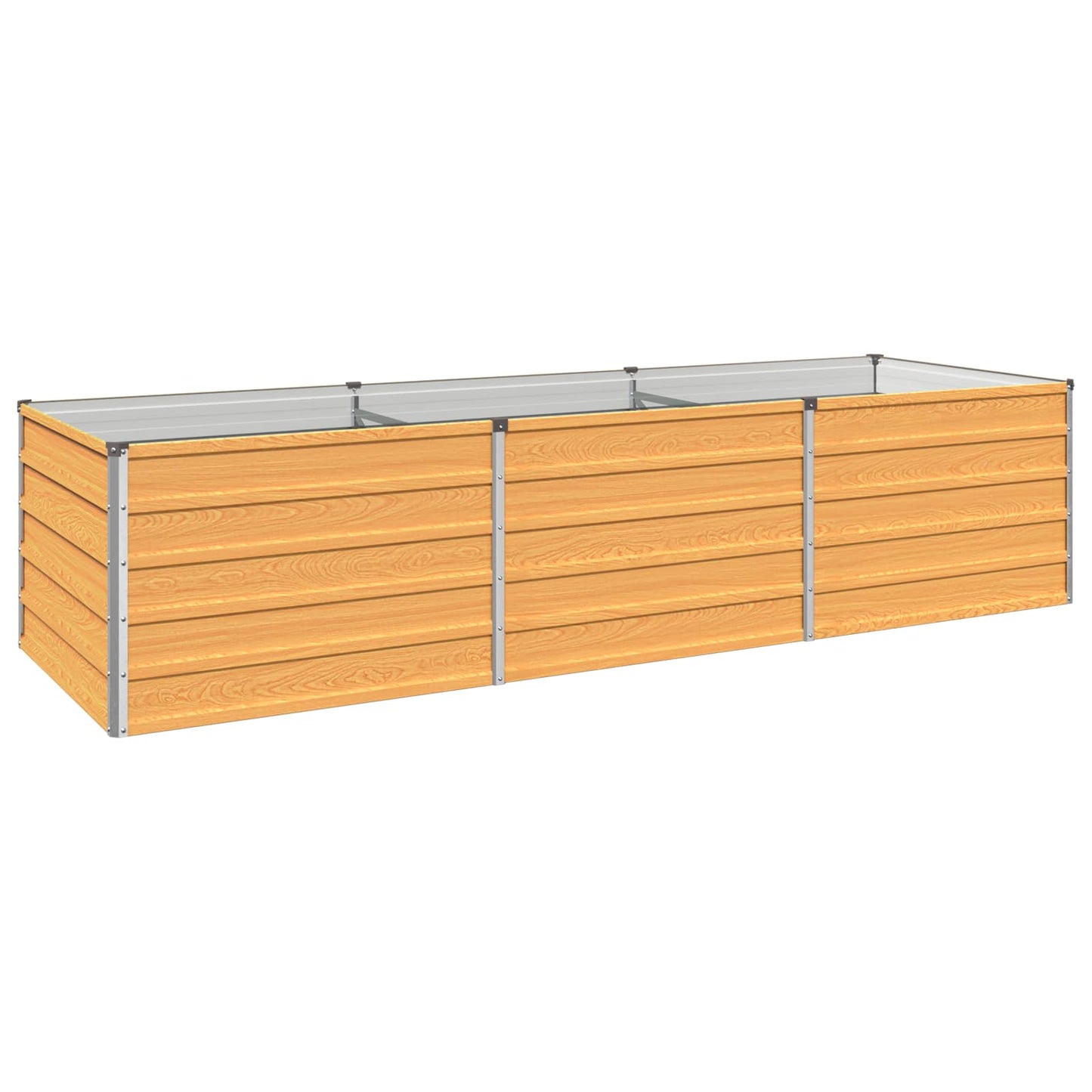 Raised Garden Bed Natural 240 x 80 x 55 cm cold-rolled steel