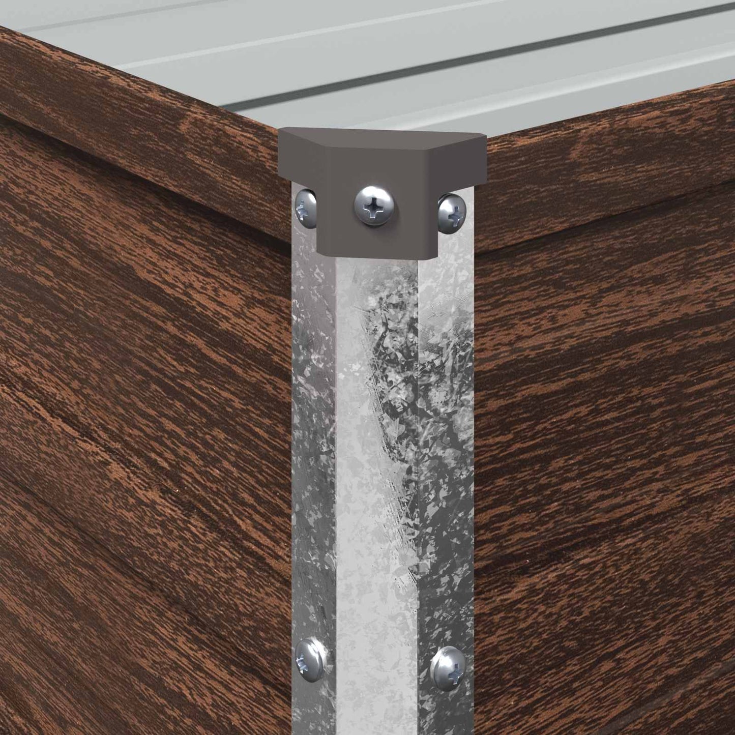 Raised Garden Bed Black 240 x 80 x 55 cm cold-rolled steel