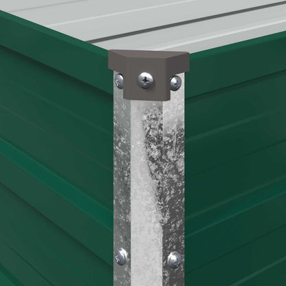 Raised Garden Bed Green 240 x 80 x 55 cm cold-rolled steeel