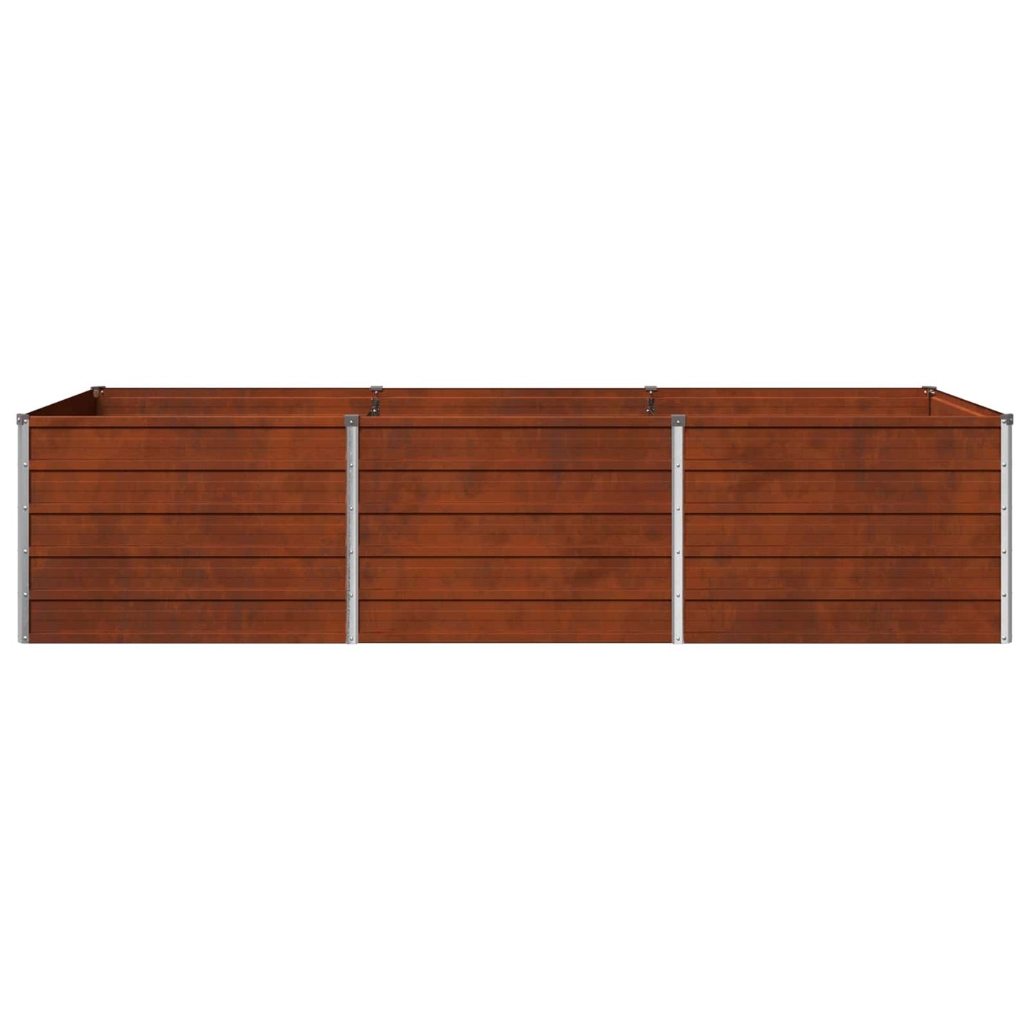 Raised Garden Bed Rusty 240 x 80 x 55 cm corton