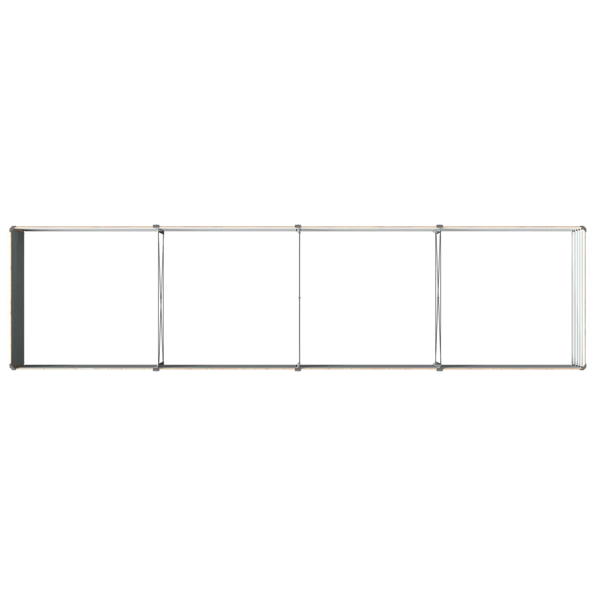 Raised Garden Bed Wood Brown 320 x 80 x 55 cm cold-rolled steel