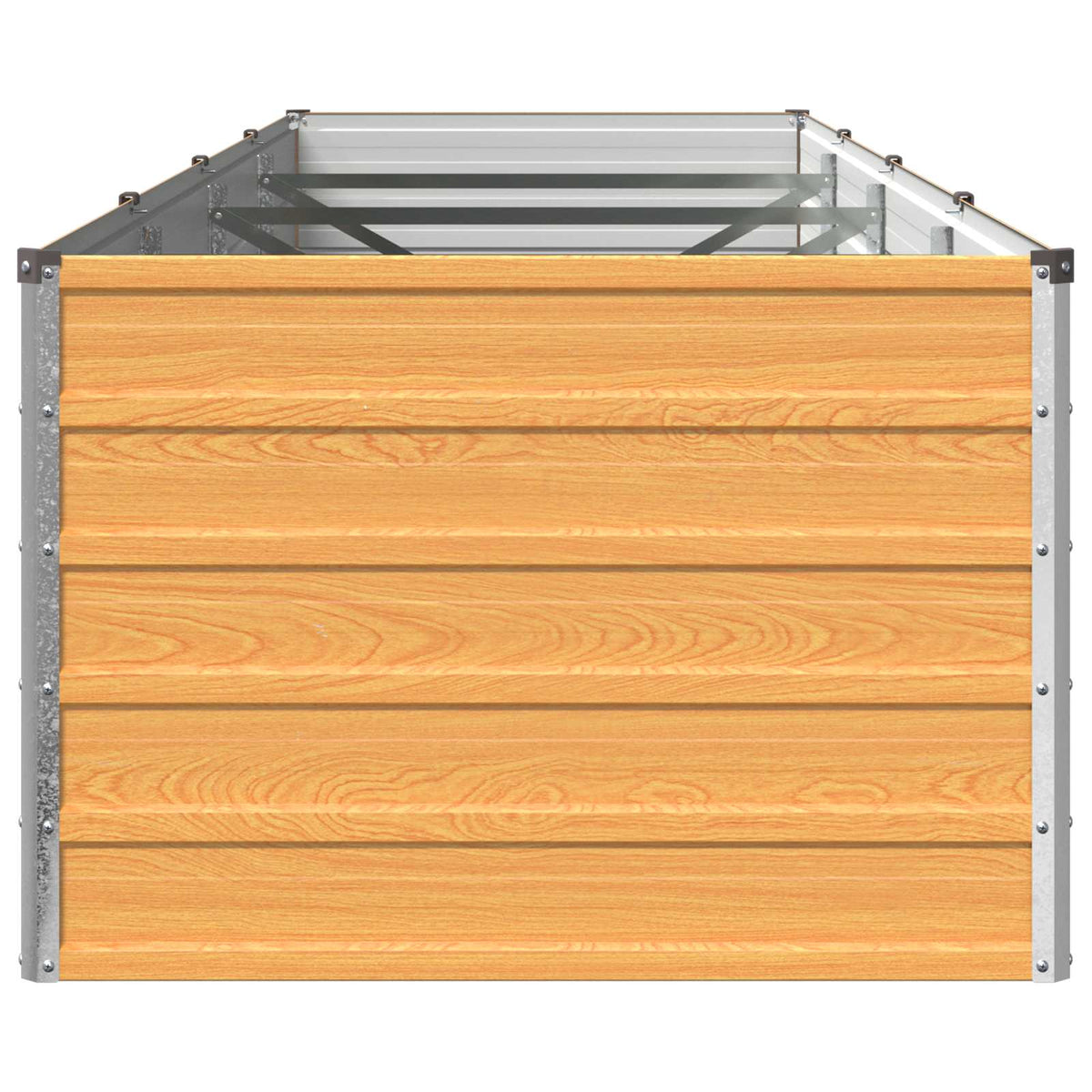 Raised Garden Bed Natural 320 x 80 x 55 cm cold-rolled steel