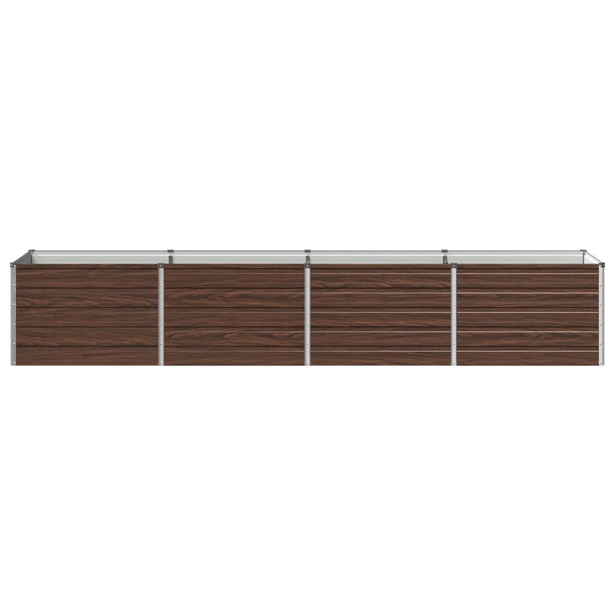 Raised Garden Bed Black 320 x 80 x 55 cm cold-rolled steel