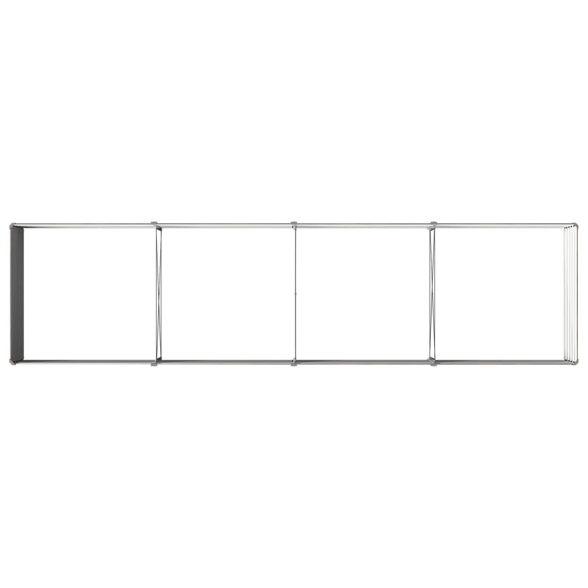 Raised Garden Bed Black 320 x 80 x 55 cm cold-rolled steel