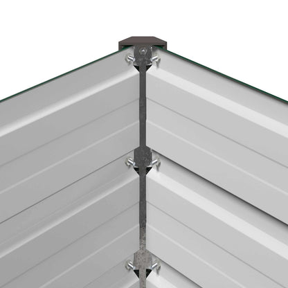 Raised Garden Bed Green 320 x 80 x 55 cm cold-rolled steeel