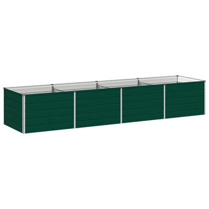 Raised Garden Bed Green 320 x 80 x 55 cm cold-rolled steeel
