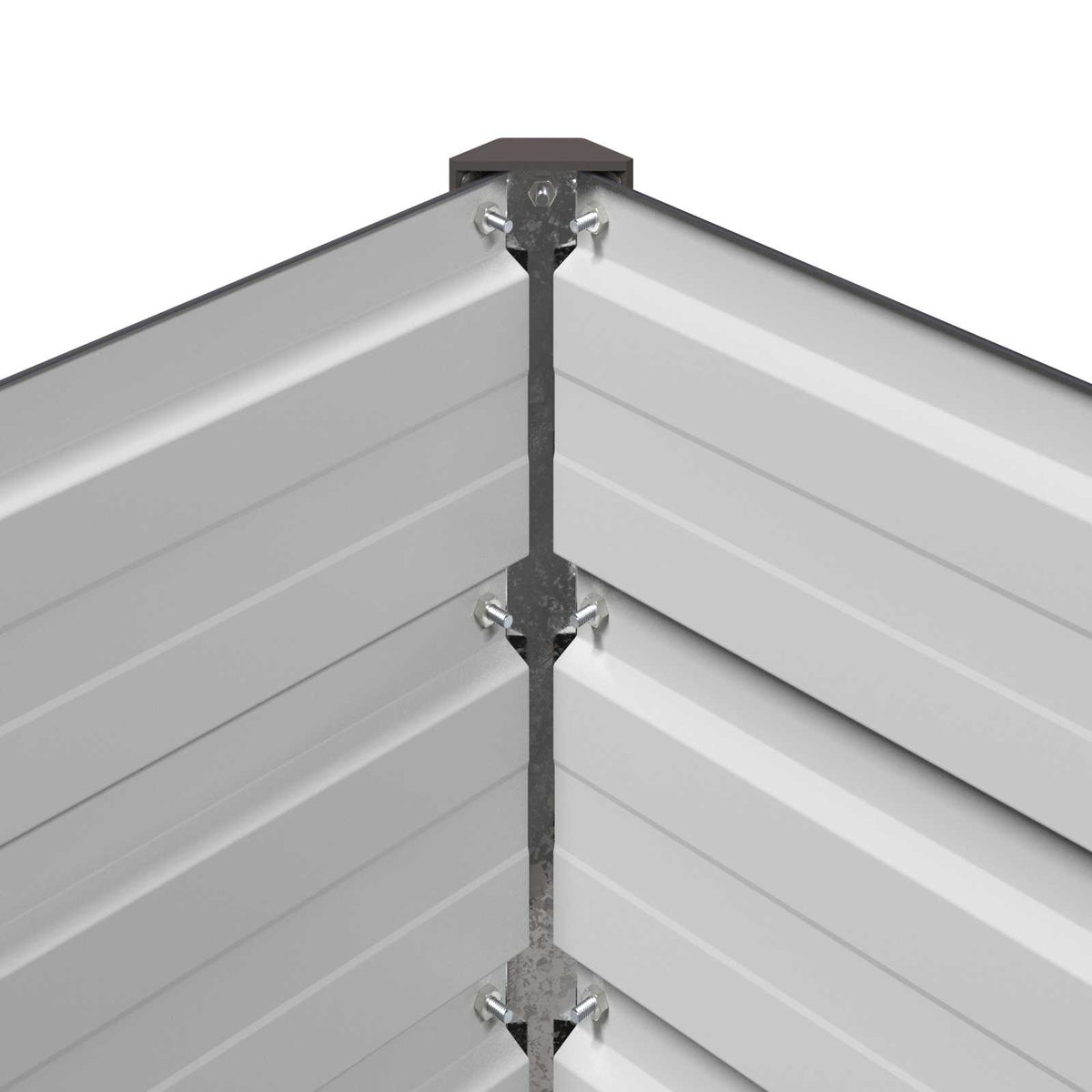 Raised Garden Bed Anthracite 320 x 80 x 55 cm cold-rolled steel