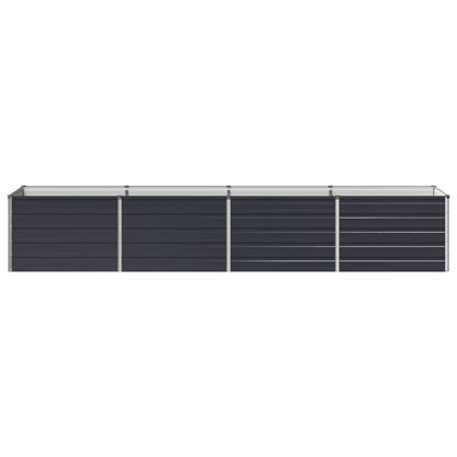 Raised Garden Bed Anthracite 320 x 80 x 55 cm cold-rolled steel