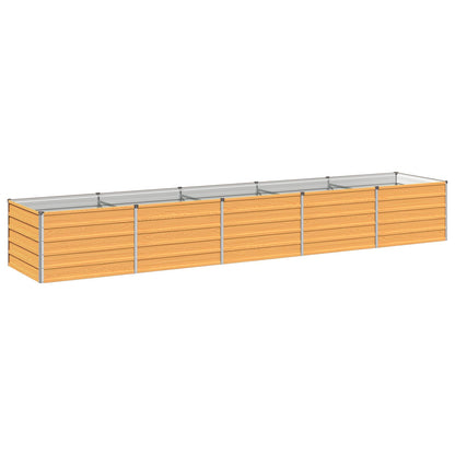 Raised Garden Bed Natural 400 x 80 x 55 cm cold-rolled steel