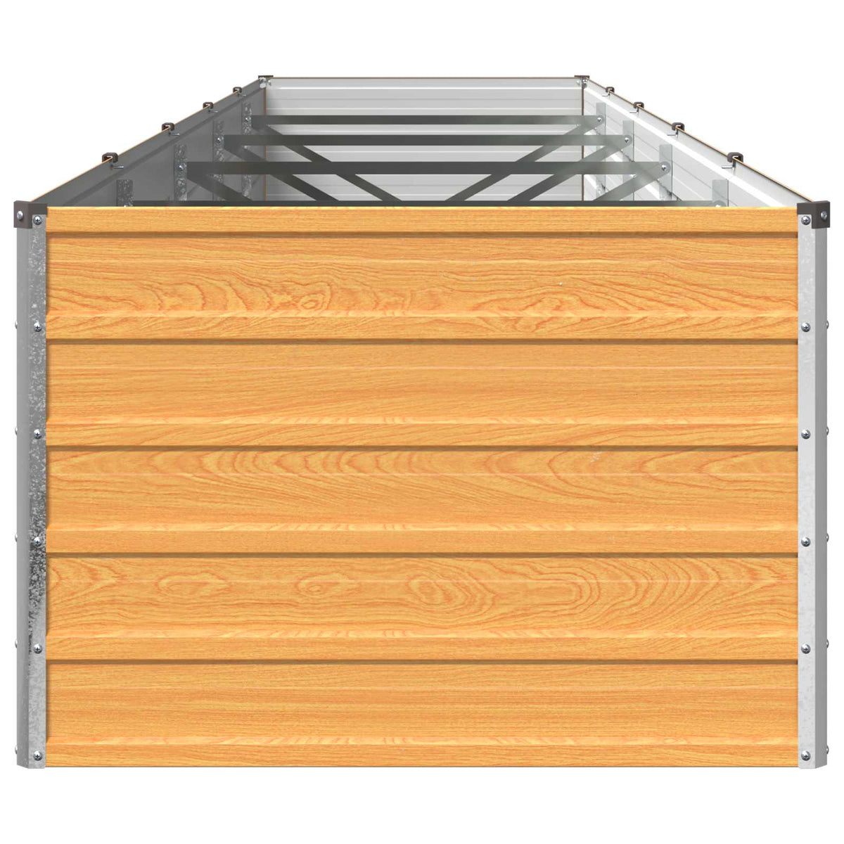 Raised Garden Bed Natural 400 x 80 x 55 cm cold-rolled steel