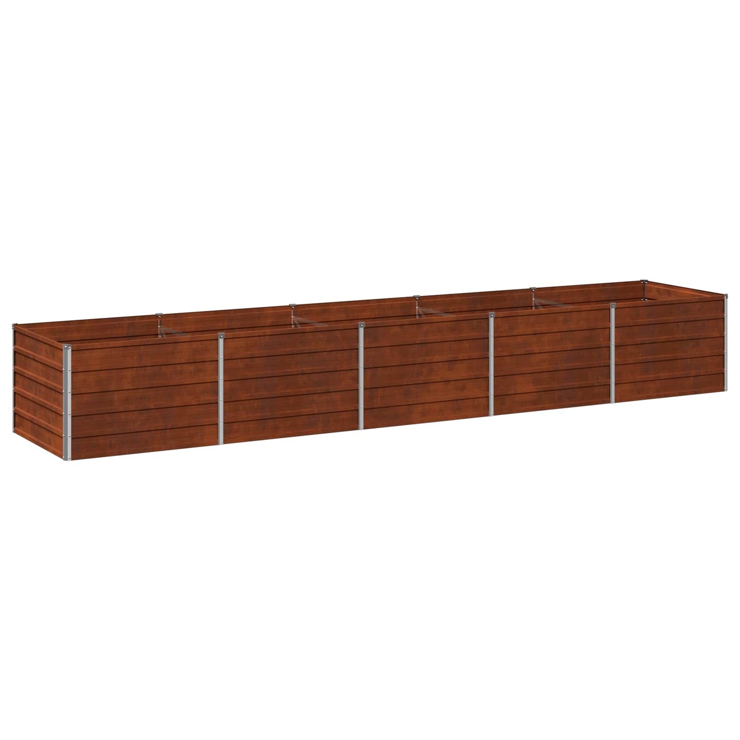 Raised Garden Bed Rusty 400 x 80 x 55 cm corton