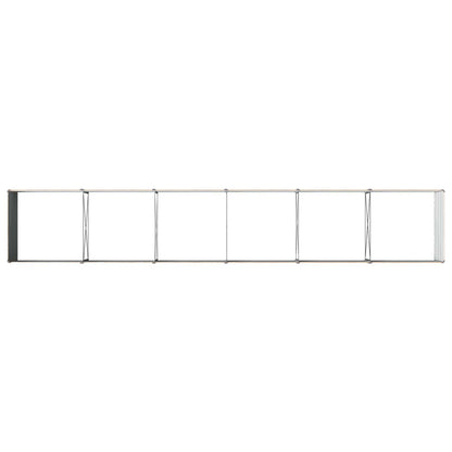 Raised Garden Bed Wood Brown 480 x 80 x 55 cm cold-rolled steel