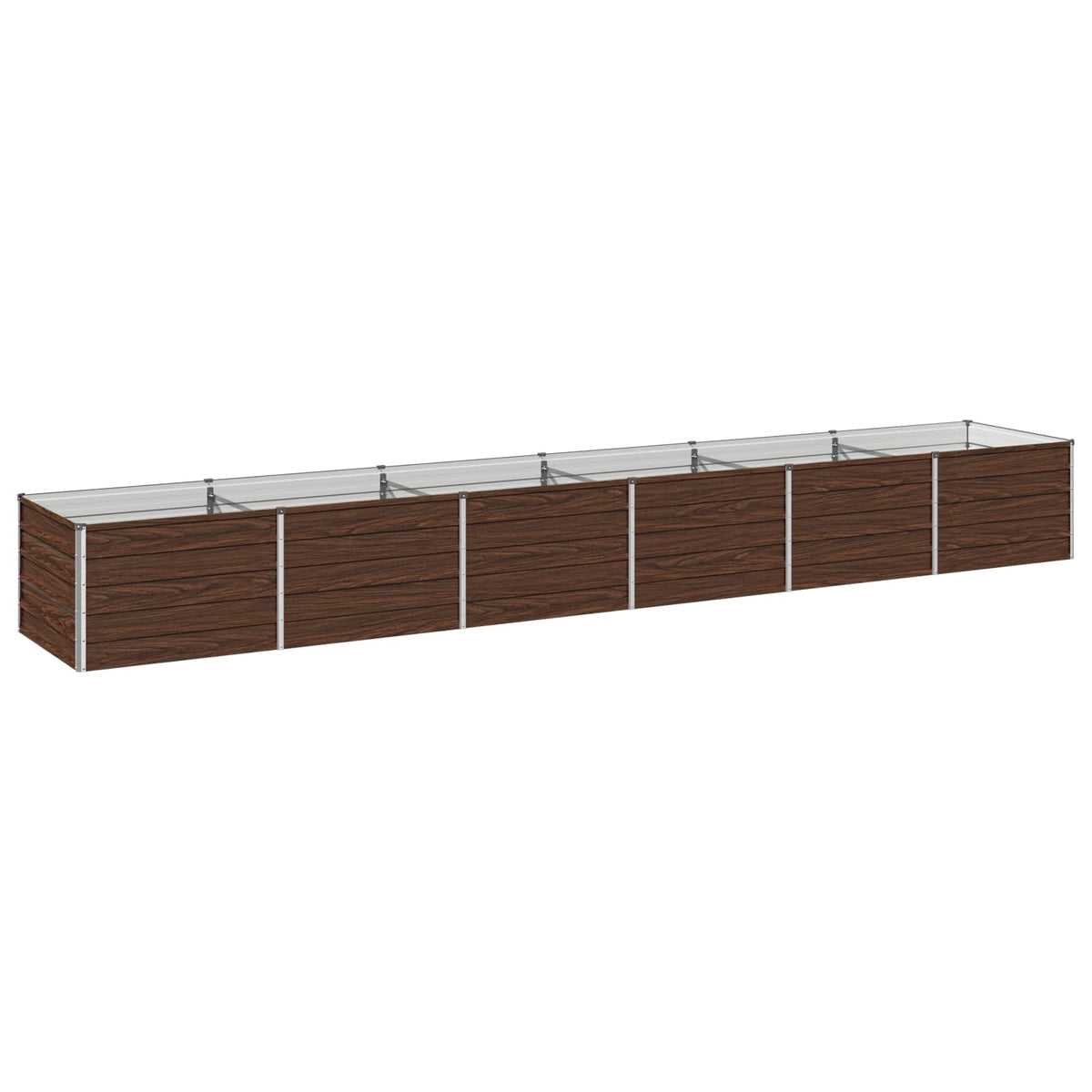 Raised Garden Bed Black 480 x 80 x 55 cm cold-rolled steel