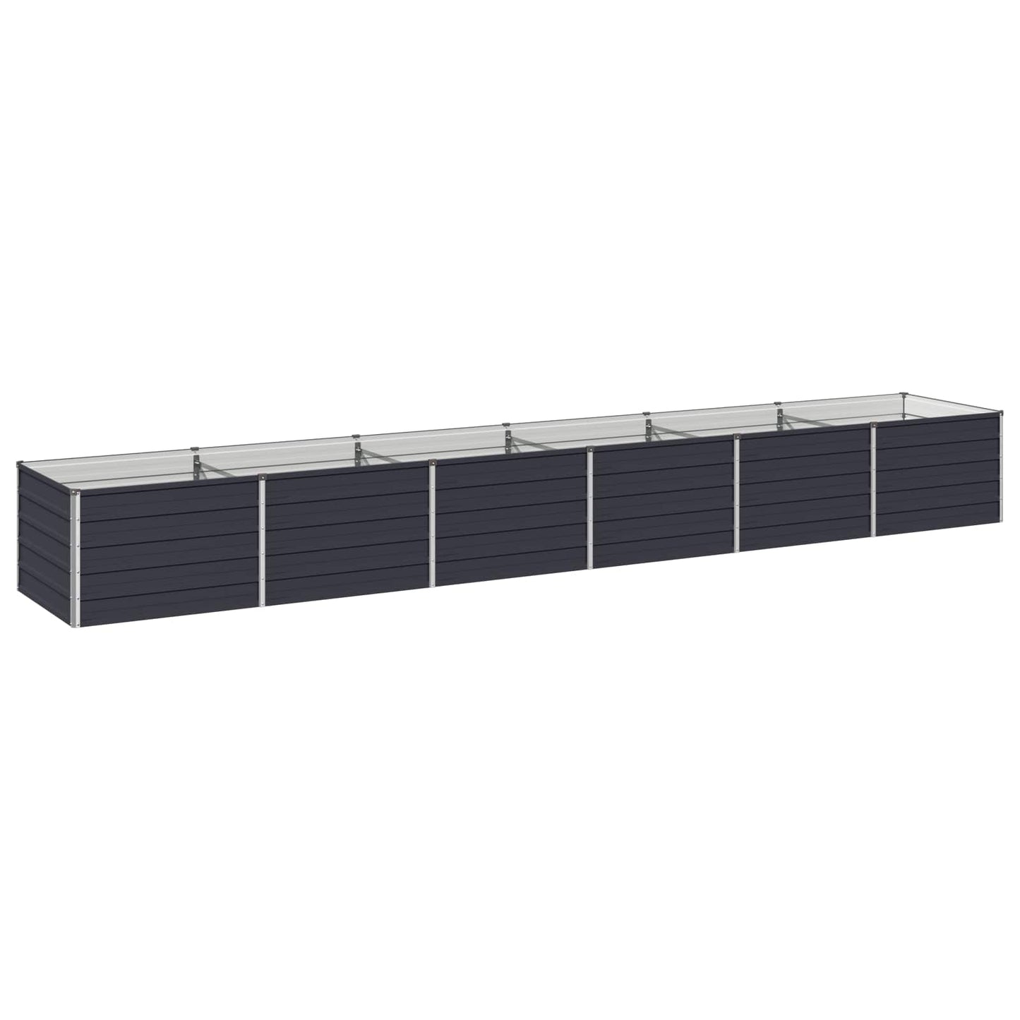 Raised Garden Bed Anthracite 480 x 80 x 55 cm cold-rolled steel