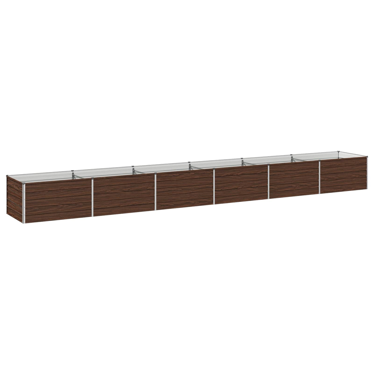 Raised Garden Bed Black 600 x 80 x 55 cm cold-rolled steel