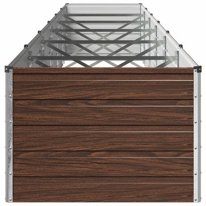 Raised Garden Bed Black 600 x 80 x 55 cm cold-rolled steel