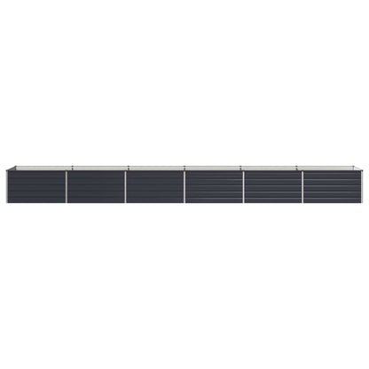 Raised Garden Bed Anthracite 600 x 80 x 55 cm cold-rolled steel