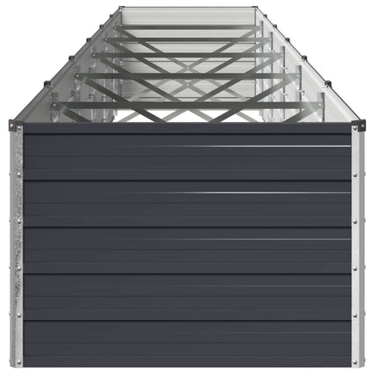 Raised Garden Bed Anthracite 600 x 80 x 55 cm cold-rolled steel