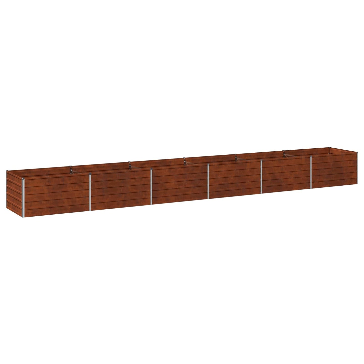 Raised Garden Bed Rusty 600 x 80 x 55 cm corton