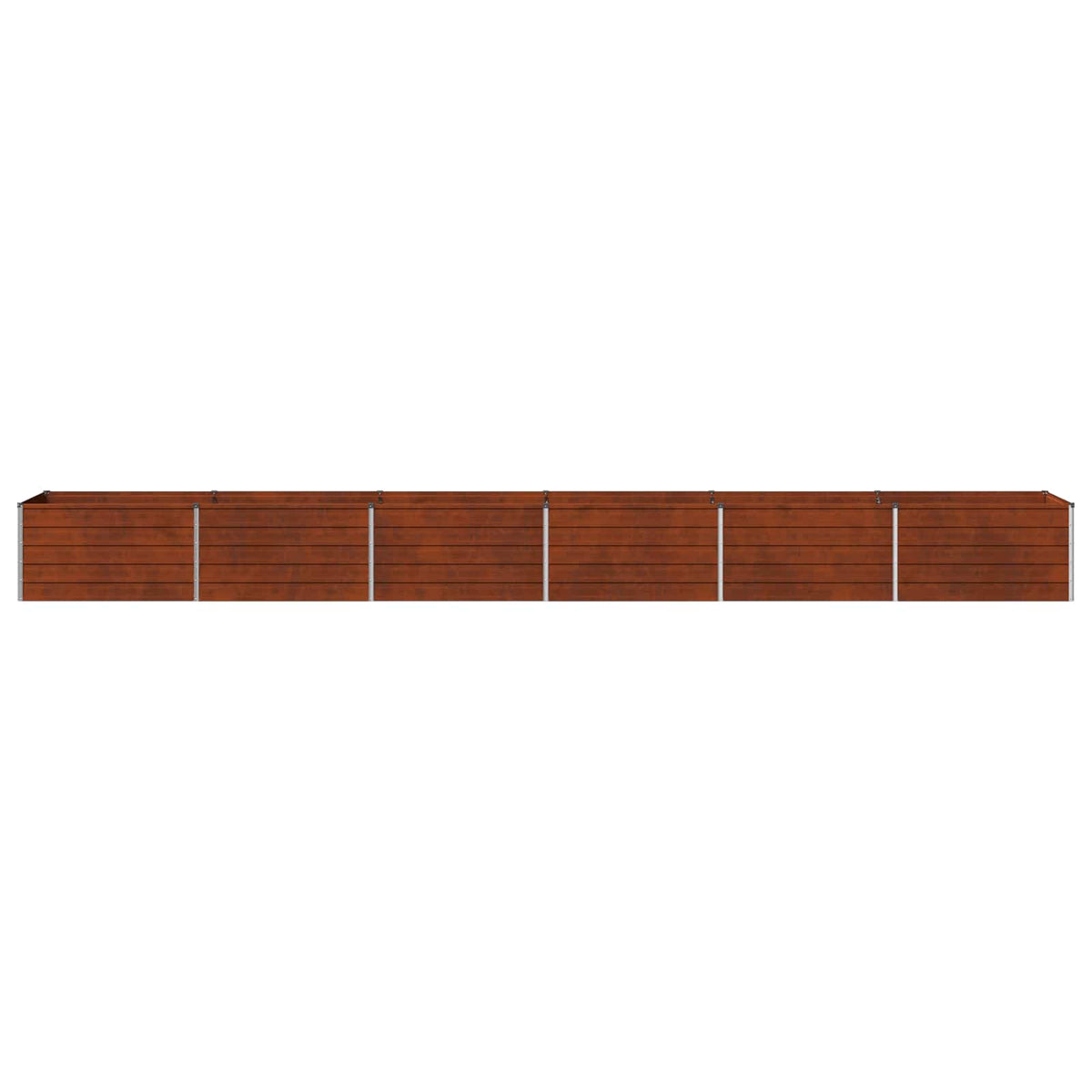 Raised Garden Bed Rusty 600 x 80 x 55 cm corton