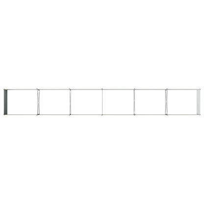 Raised Garden Bed Ivory 600 x 80 x 55 cm cold-rolled steel