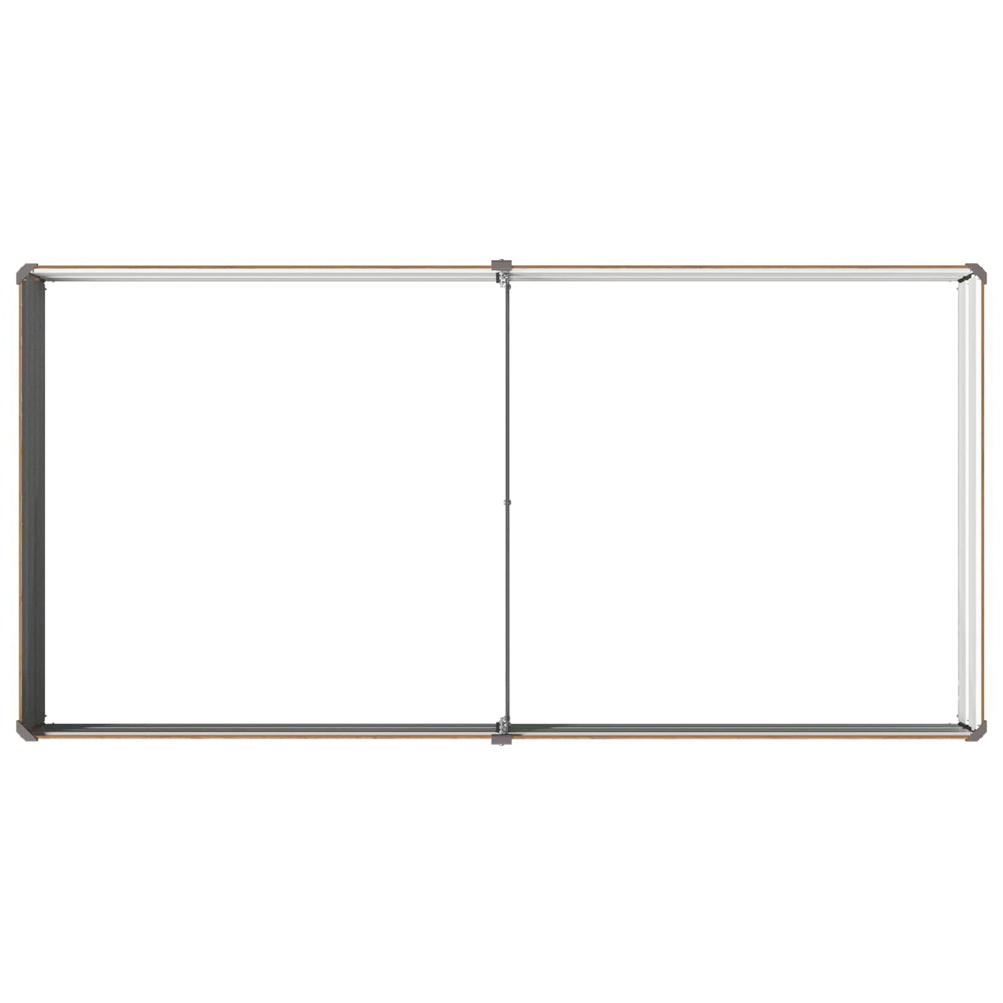 Raised Garden Bed Wood Brown 160 x 80 x 24 cm cold-rolled steel