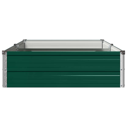 Raised Garden Bed Green 160 x 80 x 24 cm cold-rolled steeel