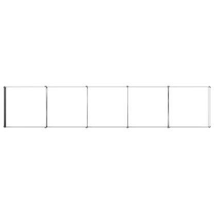 Raised Garden Bed Grey 400 x 80 x 24 cm cold-rolled steel