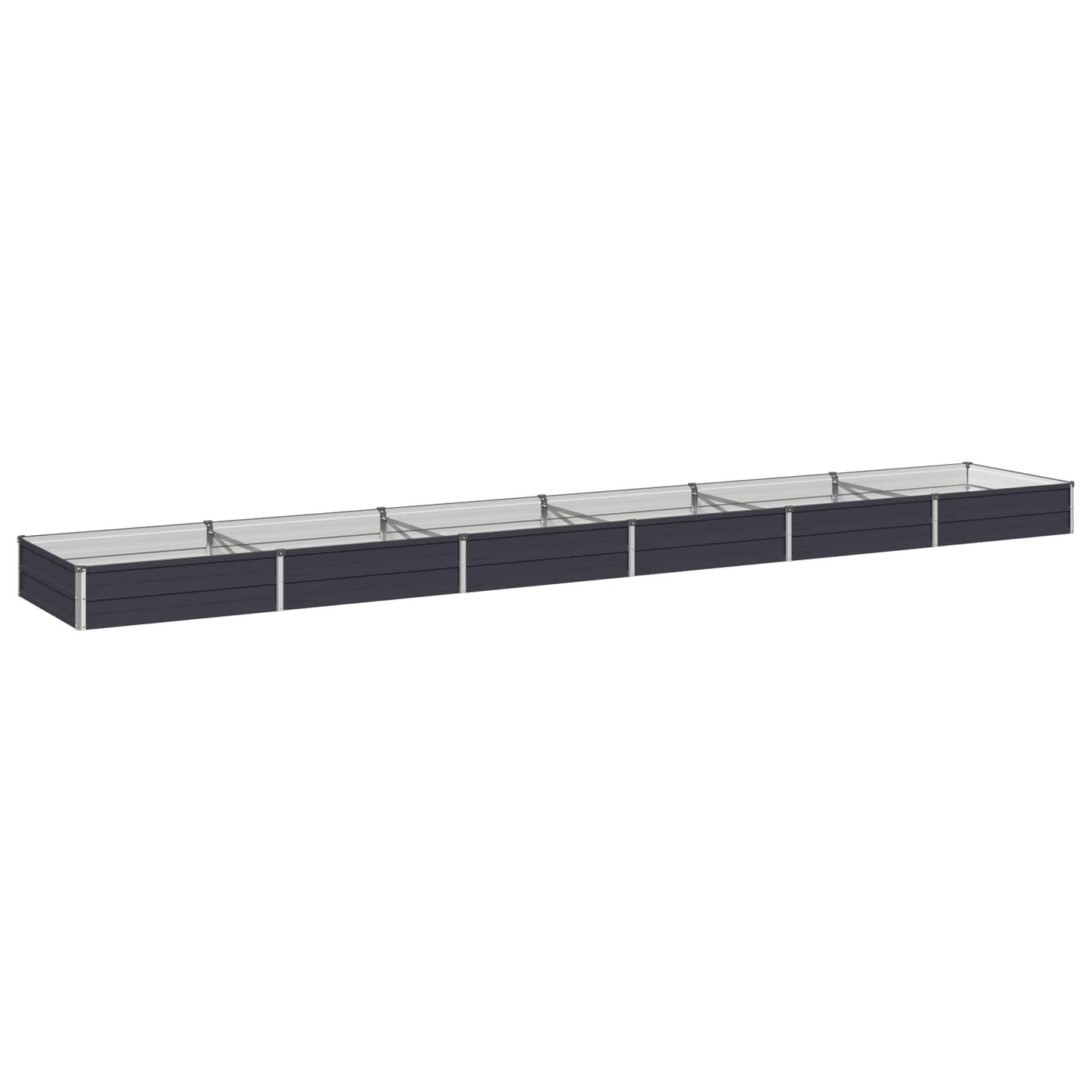 Raised Garden Bed Anthracite 480 x 80 x 24 cm cold-rolled steel