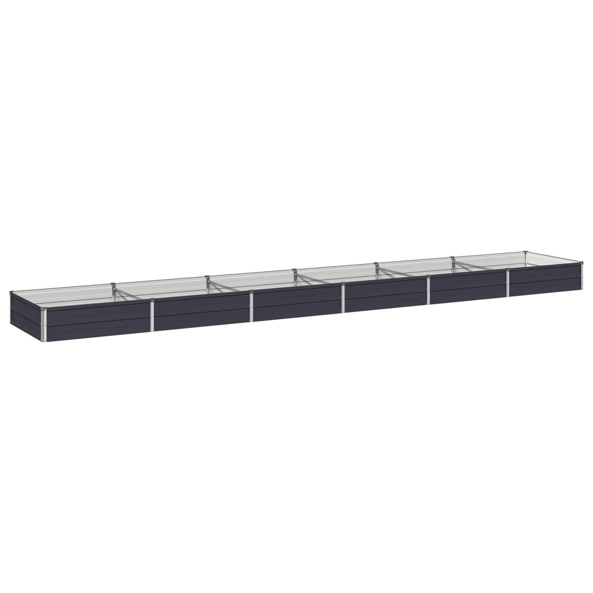 Raised Garden Bed Anthracite 480 x 80 x 24 cm cold-rolled steel