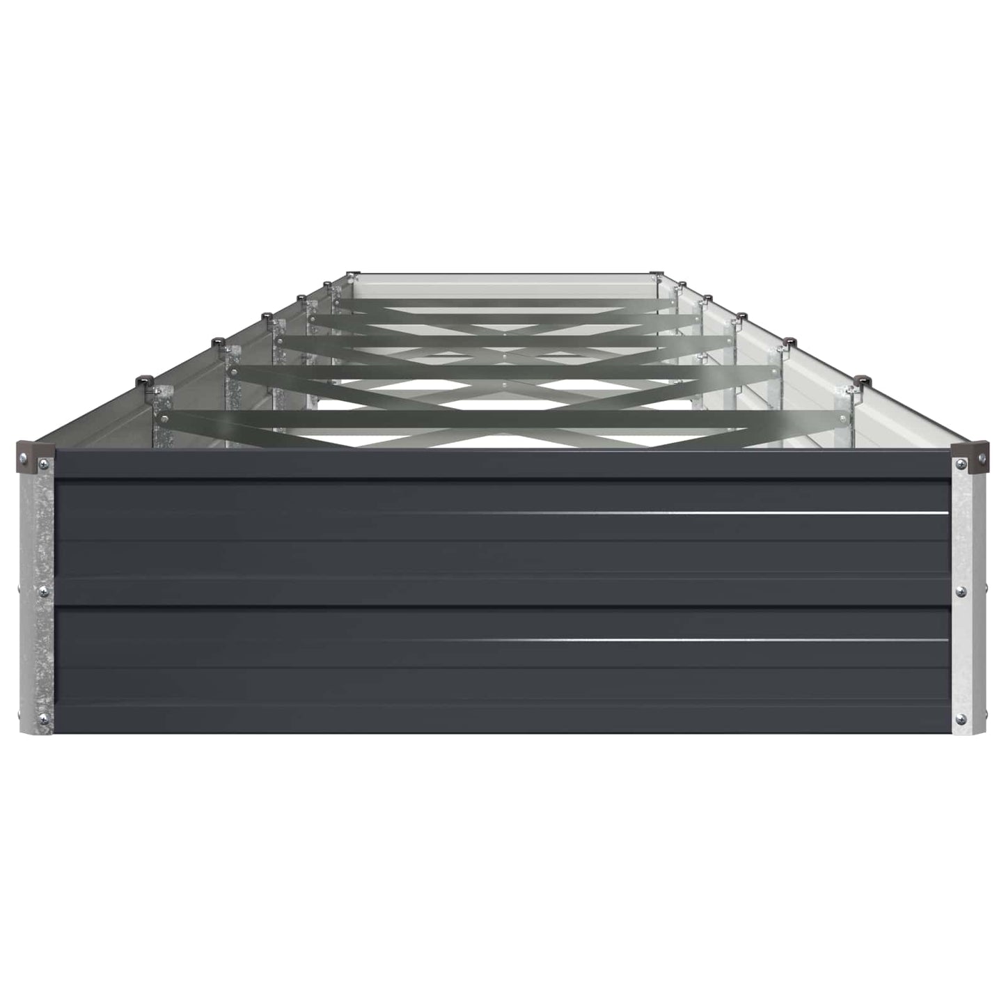 Raised Garden Bed Anthracite 480 x 80 x 24 cm cold-rolled steel
