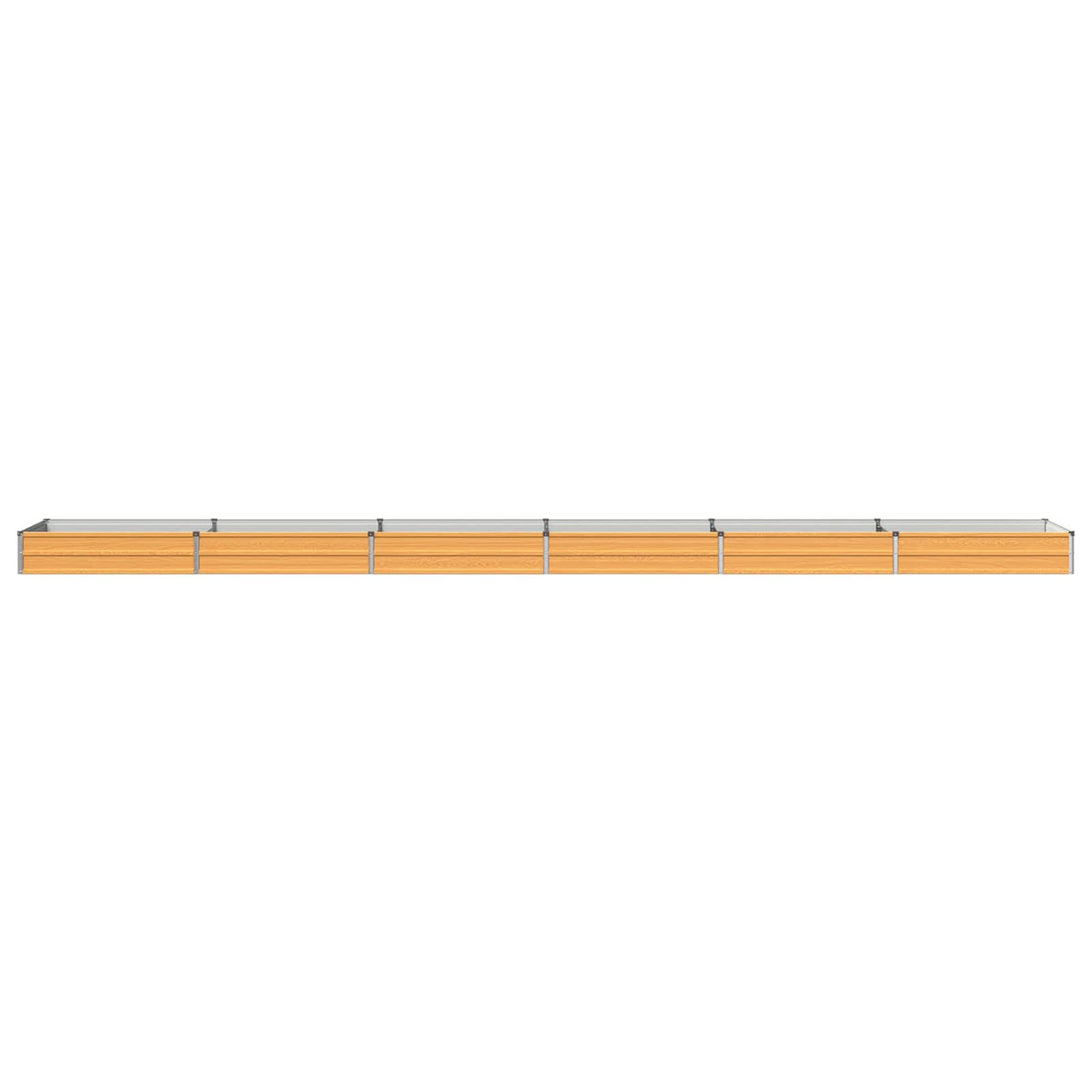Raised Garden Bed Natural 600 x 80 x 24 cm cold-rolled steel