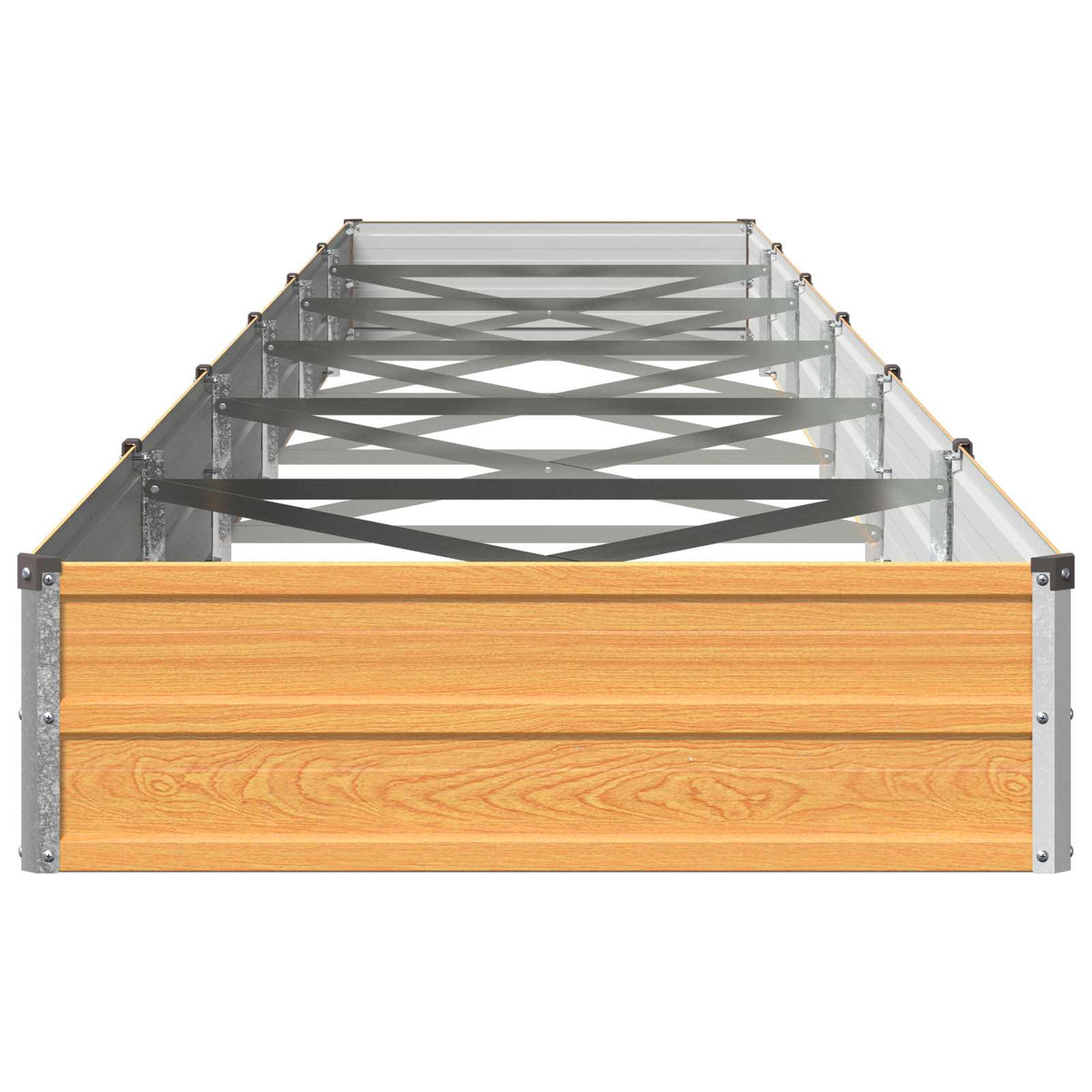 Raised Garden Bed Natural 600 x 80 x 24 cm cold-rolled steel