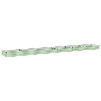 Raised Garden Bed Pastel Green 600 x 80 x 24 cm