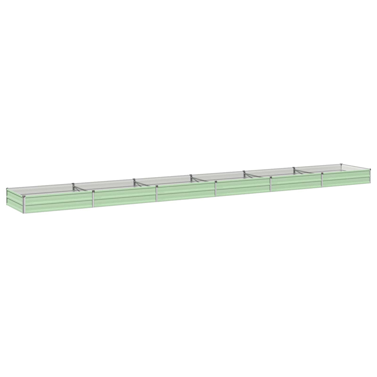 Raised Garden Bed Pastel Green 600 x 80 x 24 cm