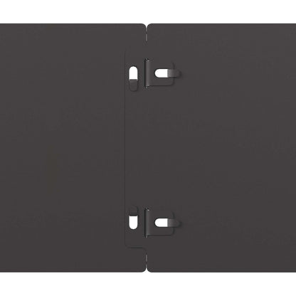 Lawn Edging 30 pcs 15 x 103 cm Steel Black