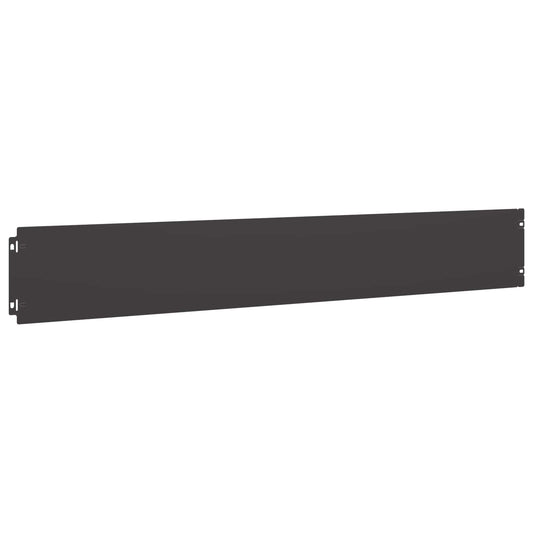 Lawn Edging 30 pcs 15 x 103 cm Steel Black