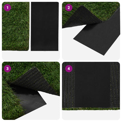 Artificial Grass Tape Self-adhesive Black 15 cm x 20 m