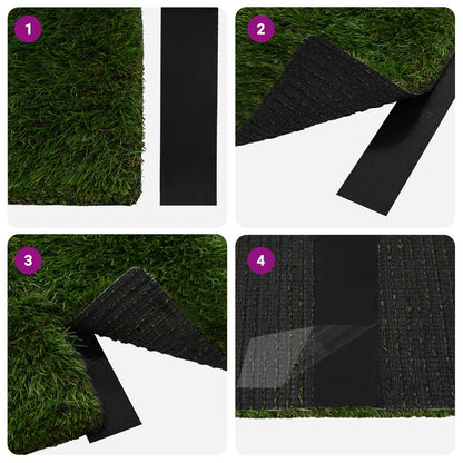 Artificial Grass Tape Self-adhesive Black 5 cm x 10 m