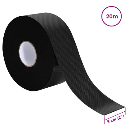 Artificial Grass Tape Self-adhesive Black 20 x 0.05 cm