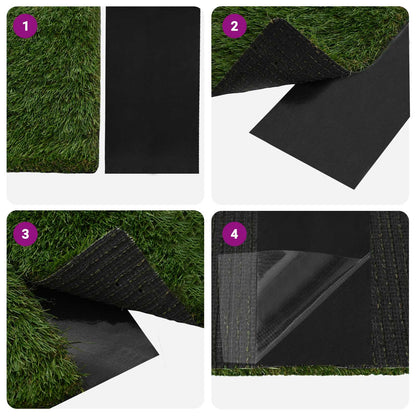 Artificial Grass Tape Self-adhesive Black 10 x 0.15 cm