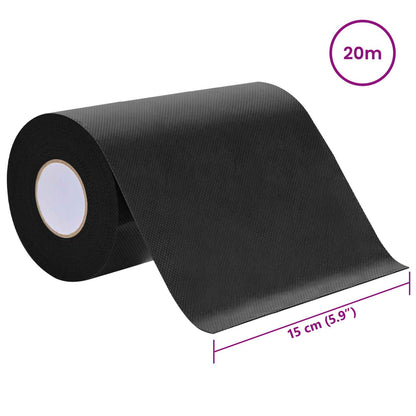 Artificial Grass Tape Self-adhesive Black 20 x 0.15 cm