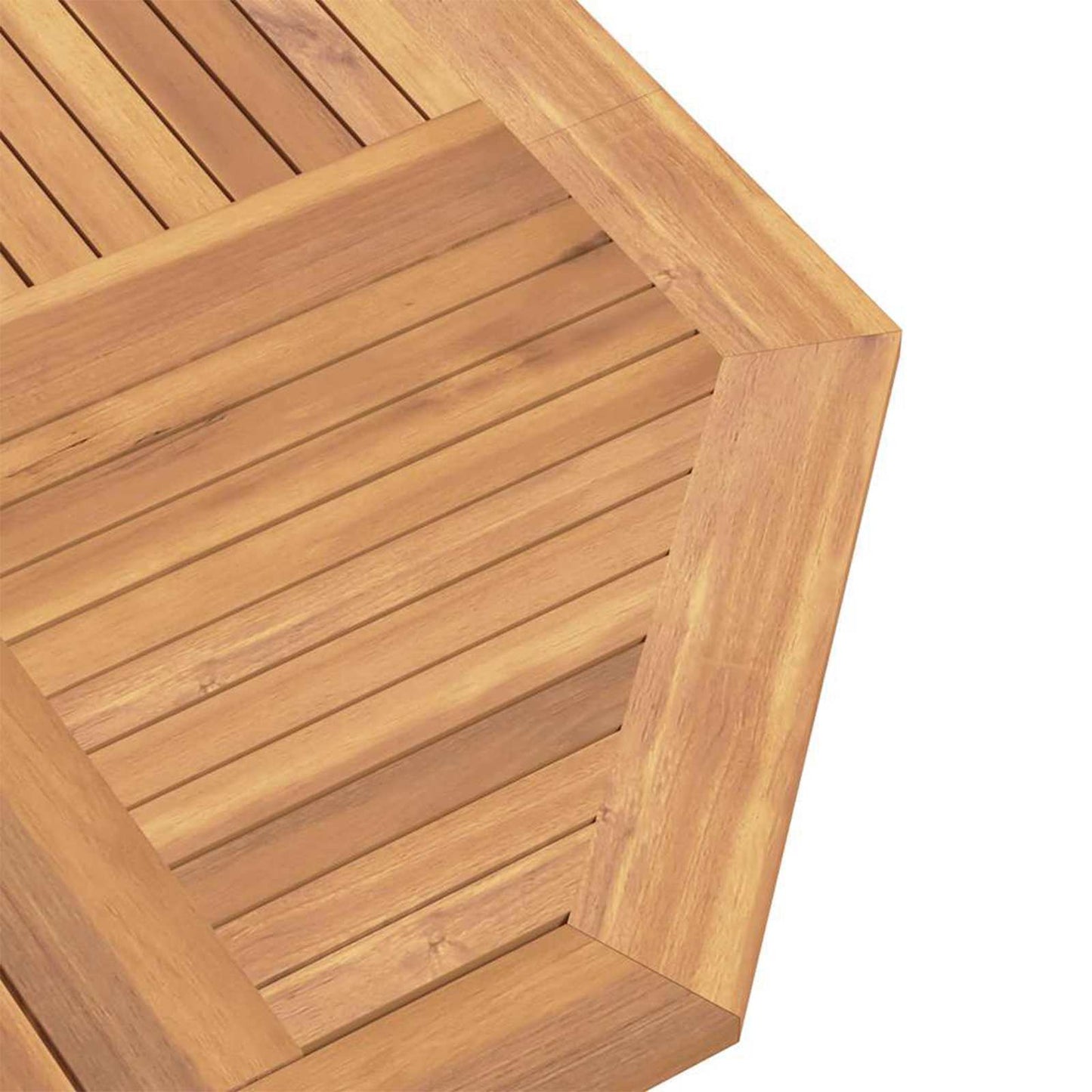 Garden Set 5 pcs Brown Solid Teak Wood
