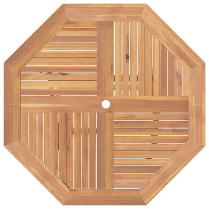 Garden Set 5 pcs Brown Solid Teak Wood
