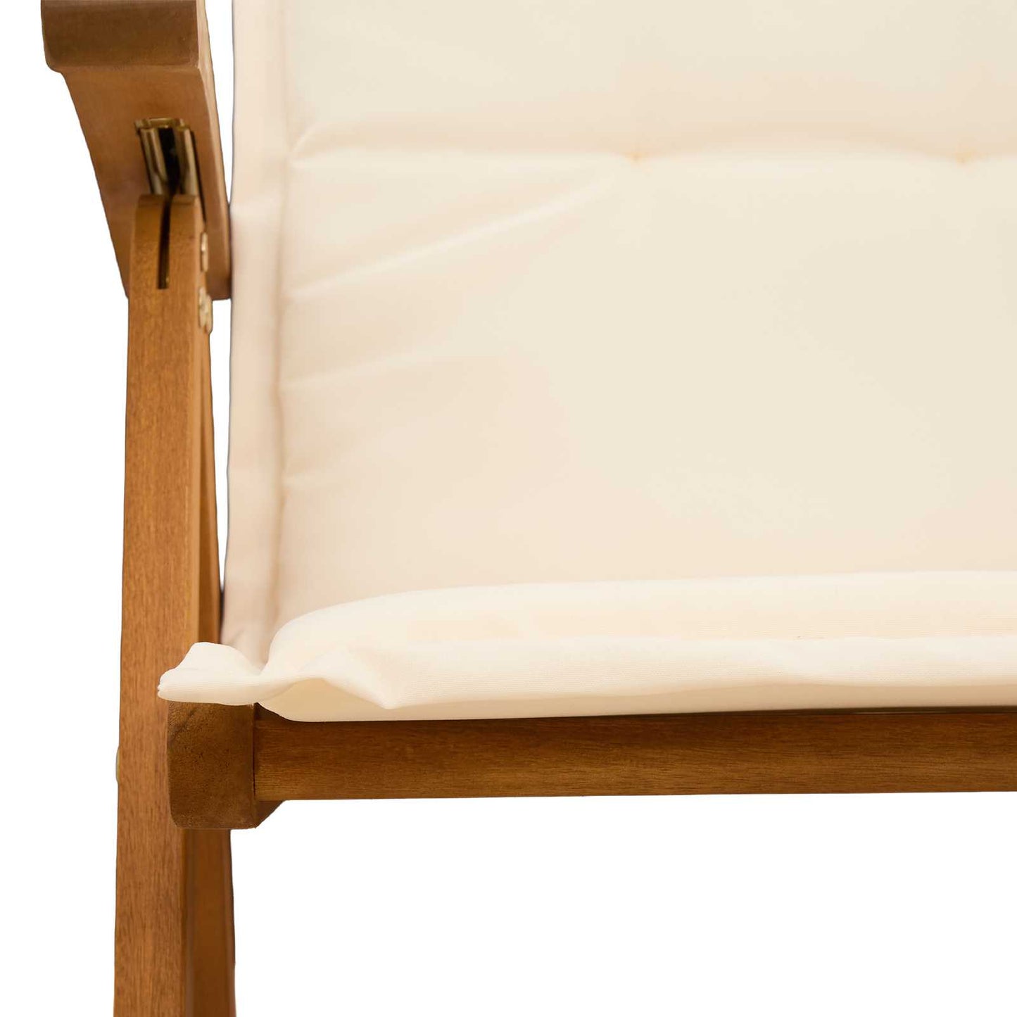 Reclining Garden Chairs 4 pcs Natural Solid Acacia Wood
