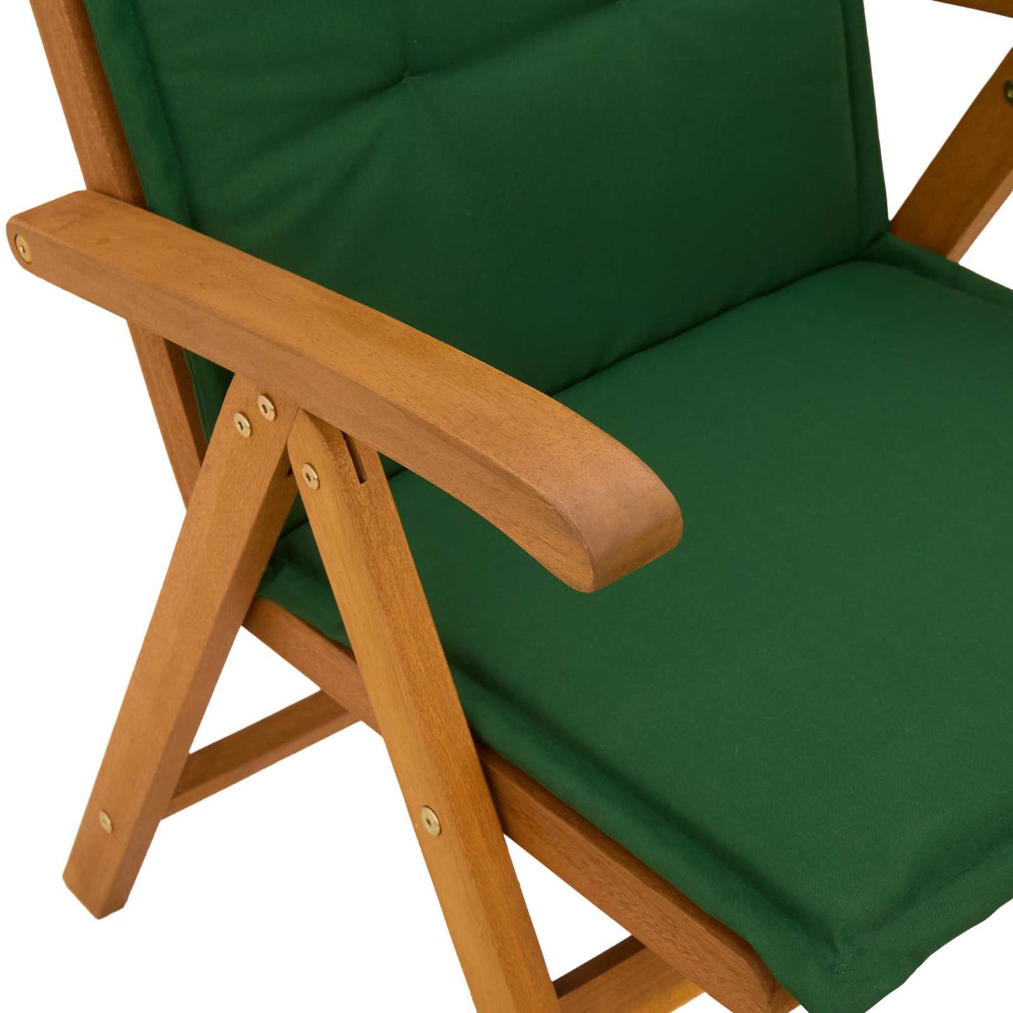 Reclining Garden Chairs 4 pcs Natural Solid Acacia Wood