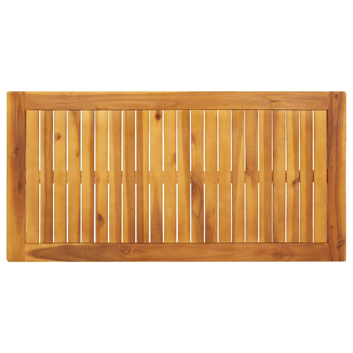 3-Piece Garden Dining Set Natural Solid Acacia Wood