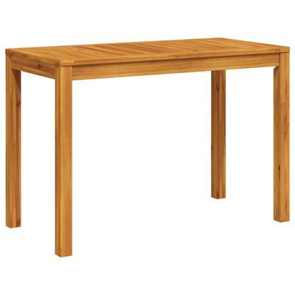 3-Piece Garden Dining Set Natural Solid Acacia Wood