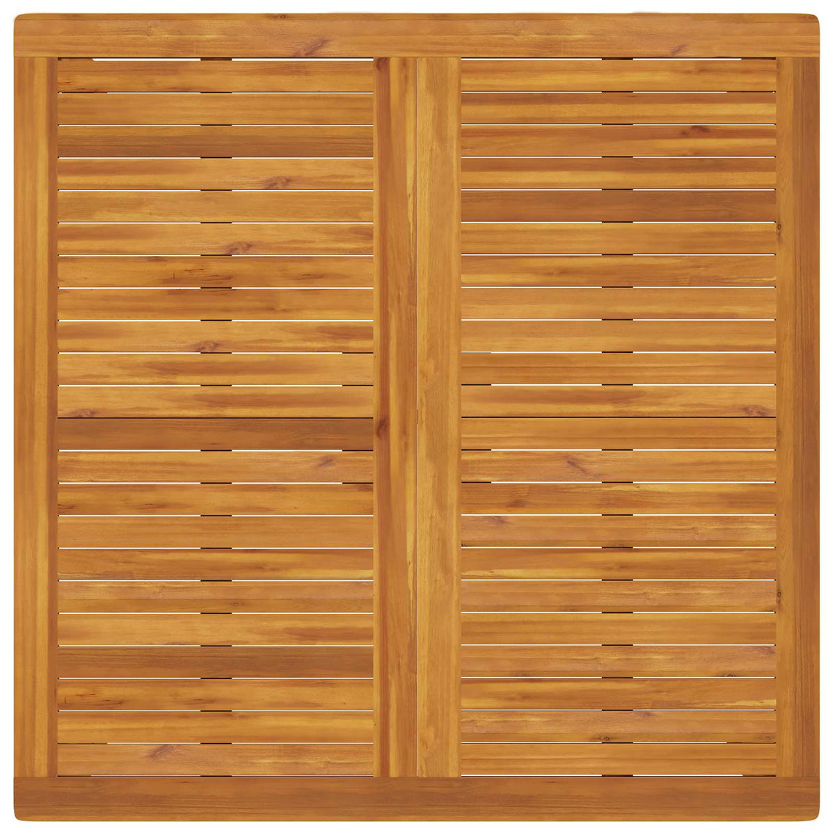3-Piece Garden Dining Set Natural Solid Acacia Wood